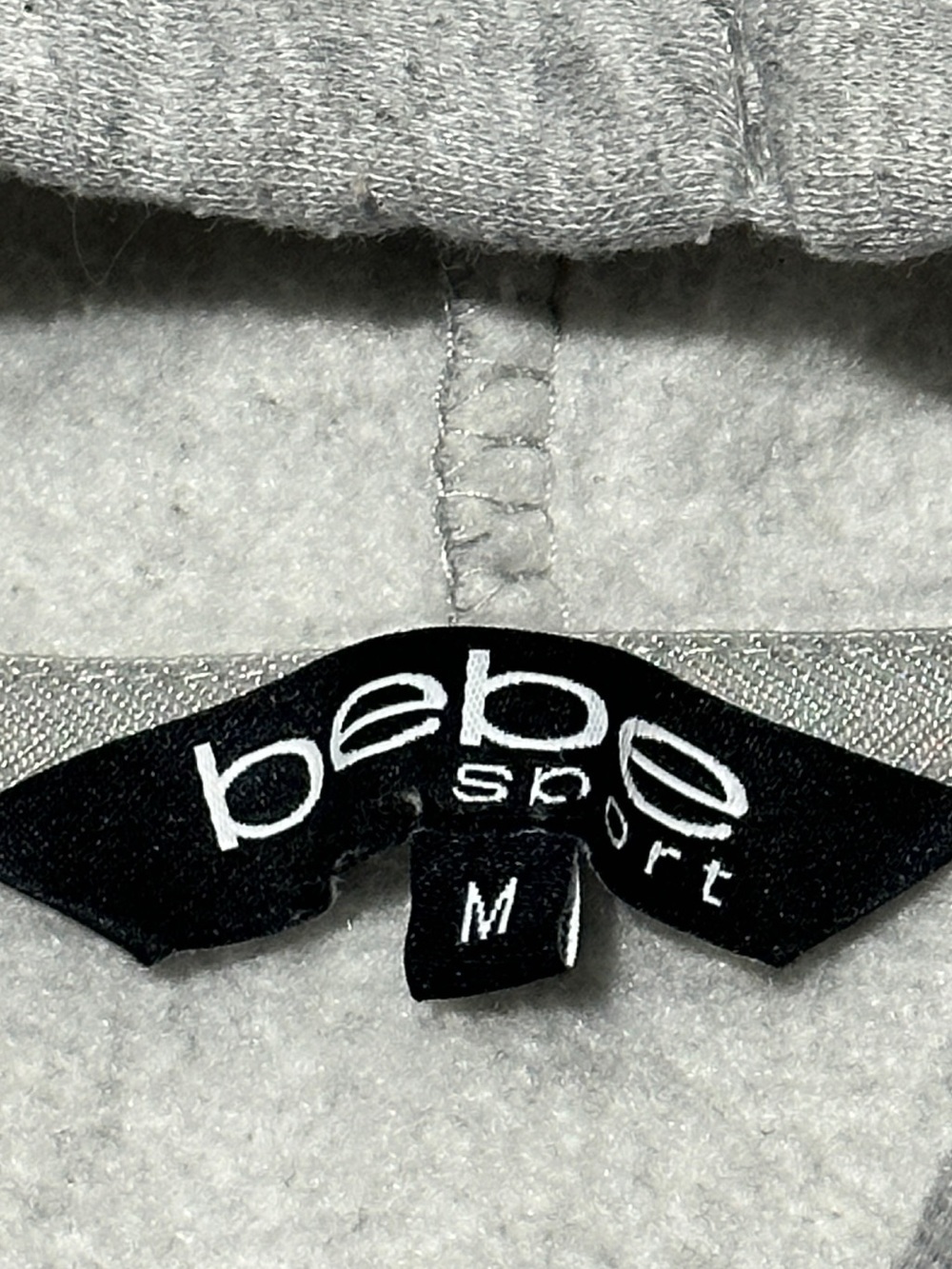 BEBE Sport Rhinestone Zip-Up Hoodie - Picture 3 of 6